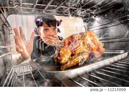 Funny Housewife perplexed and angry. Loser is destiny! 11215009