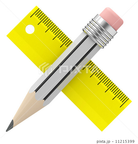 pencil and ruler 11215399