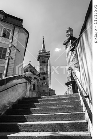 Bamberg in Bavaria, Germany. View to Domplatz. 11215501