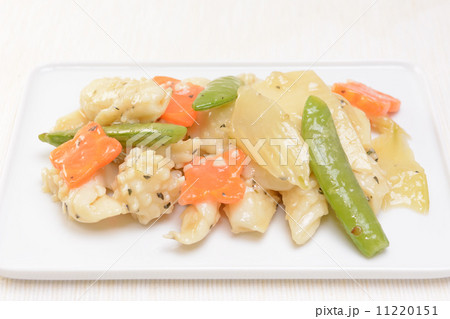 おいしいイカのバジル炒め 11220151