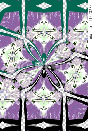 切り絵風な模様 11220272