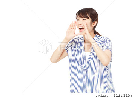 呼びかける女性 呼びかける女性 11221155