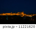 世界遺産・歴史的城塞都市カルカソンヌ・夜景 11221620
