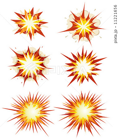 Comic Book Explosion, Bombs And Blast Set 11221656