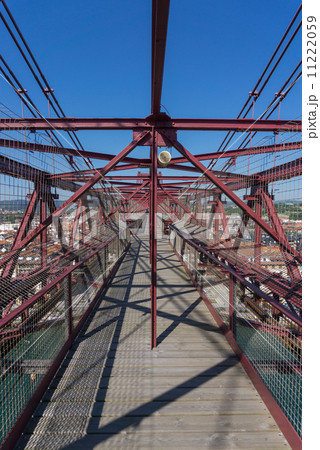 On top of the Bizkaia suspension bridge 11222059