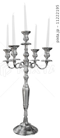 Old silver candlestick 11222195