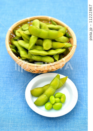国産浜松産の大粒の朝獲れ枝豆(枝葉付き)です。※茹でたて。 国産浜松産の大粒の朝獲れ枝豆(枝葉付き)です。※茹でたて。 11222867