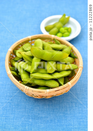 国産浜松産の大粒の朝獲れ枝豆(枝葉付き)です。※茹でたて。 国産浜松産の大粒の朝獲れ枝豆(枝葉付き)です。※茹でたて。 11222869