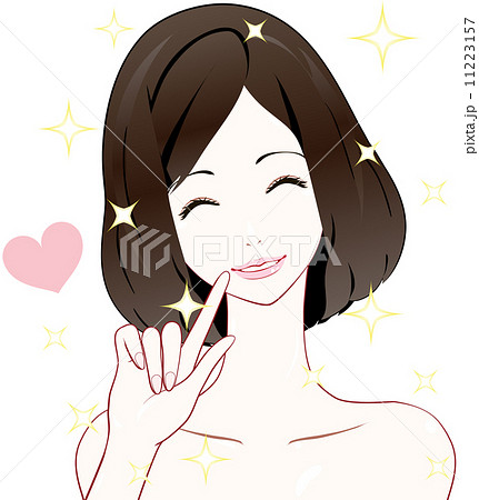 美容　笑顔　キラキラ 11223157