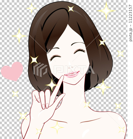 美容　笑顔　キラキラ 11223157