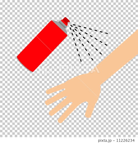 噴在手臂上 噴在手臂上 11226234