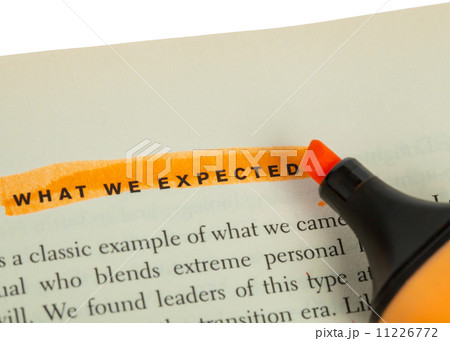 Expectation concept in word 11226772