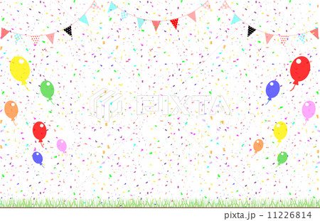 紙吹雪とバルーン 11226814
