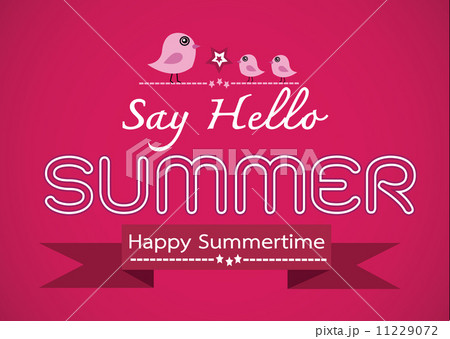 Summer concept  idea design card 11229072