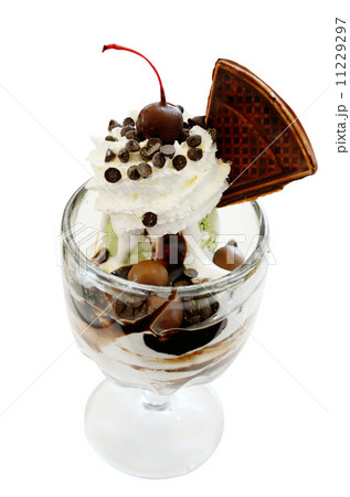 Ice cream isolated on white background 11229297