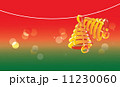 Beautiful decorative shiny gold jingle bell for Merry Christmas celebration 11230060