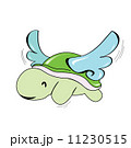 Vector of flying turtle 11230515