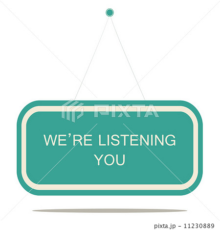 We're listening you 11230889