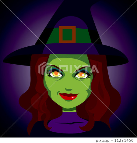 Scary Mysterious Witch Face 11231450