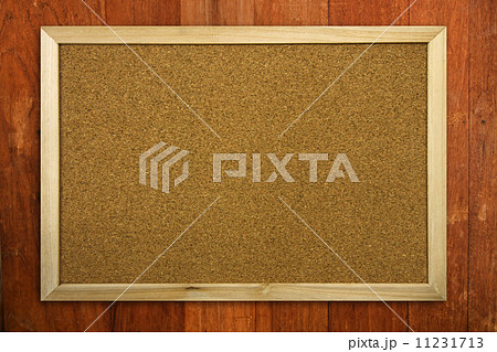 Blank Memo Cork Board on wood Blank Memo Cork Board on wood 11231713