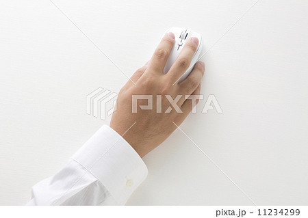 クリックするビジネスマンの手 11234299