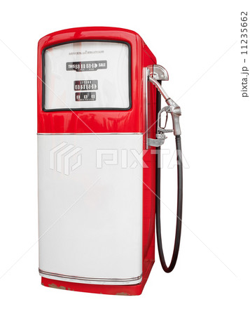 Gas pump nozzles in a service station 11235662