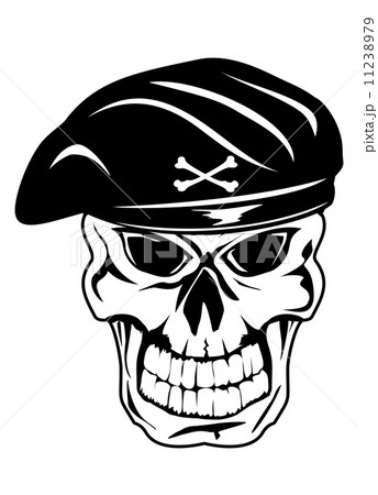 skull in beret 11238979