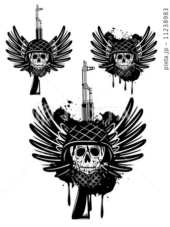 skull in helmet automatic machine skull in helmet automatic machine 11238983