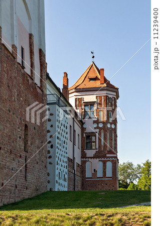 A Tower of Gothic Castle in Mir (Belarus). A Tower of Gothic Castle in Mir (Belarus). 11239400