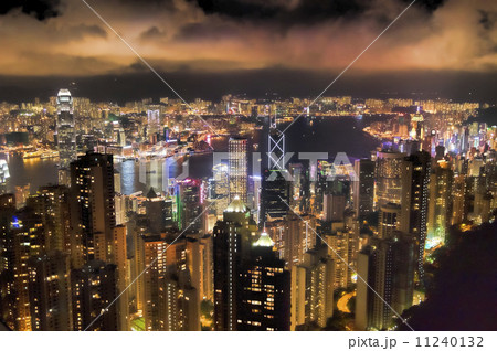 香港ビクトリアピークからの夜景 11240132