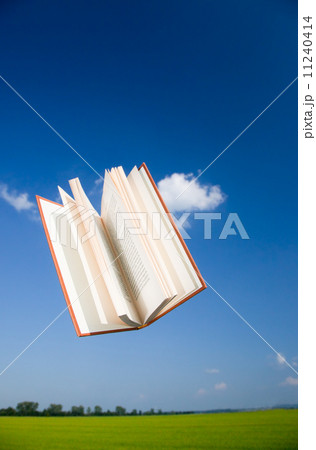 Book flying in the sky Book flying in the sky 11240414