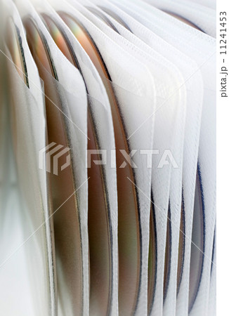 plastic case with disk files 11241453