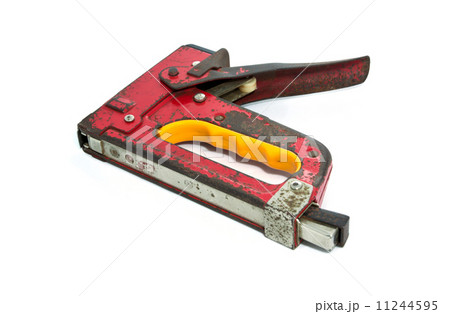 hand powered stapler, isolated on white 11244595
