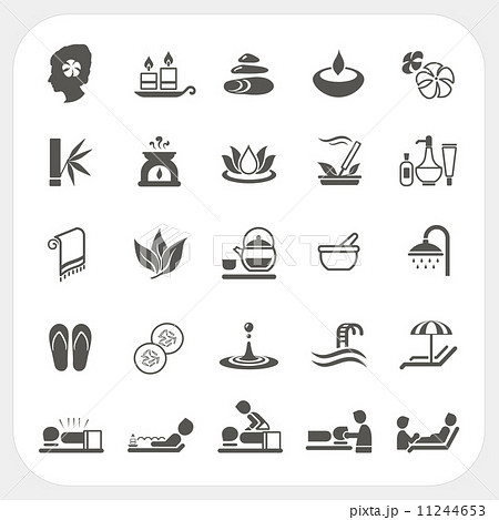 Spa icons set 11244653