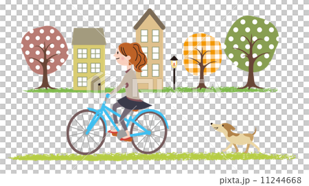 和狗一起騎自行車 11244668