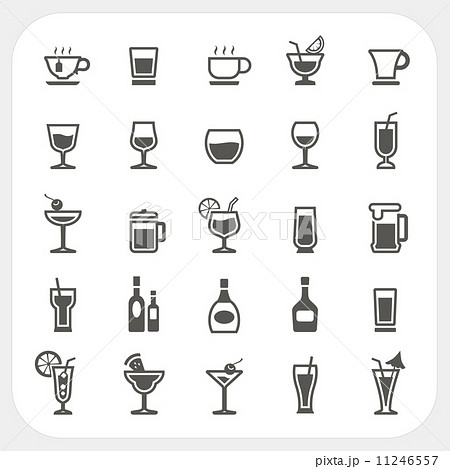 Drink and Beverage icons set 11246557
