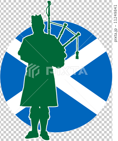 Scottish Piper Flag 11249841