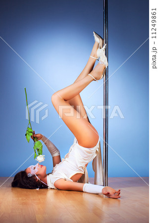 Young pole dance woman 11249861