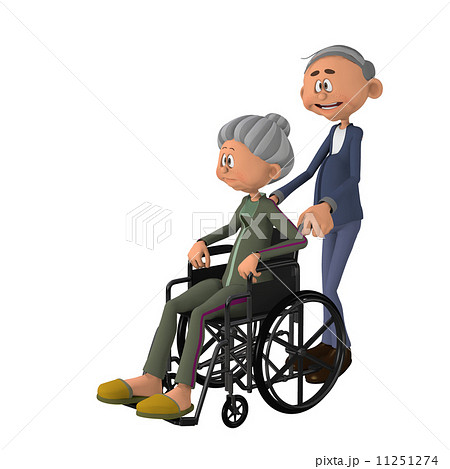 老老介護 3DCGイラスト素材 老老介護 3DCGイラスト素材 11251274