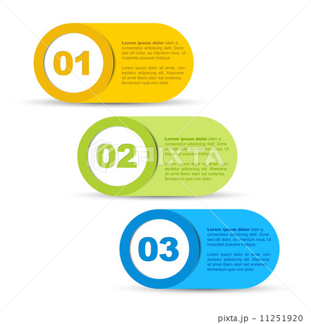 One two three - vector progress icons 11251920