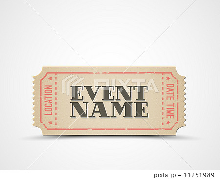Vector ticket as a template for your event 11251989