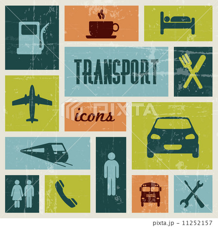 Vector vintage transport poster 11252157