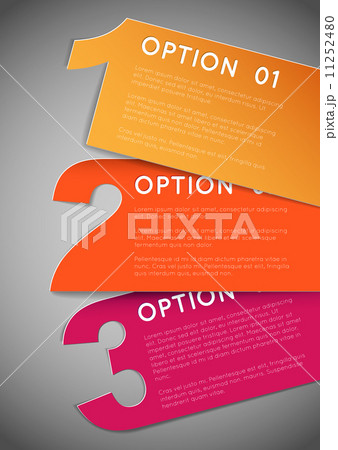 One two three - vector progress background 11252480