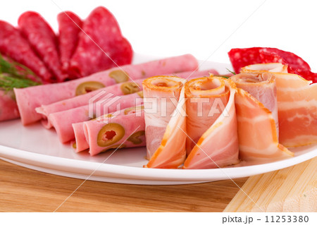 Salami, mortadella and bacon Salami, mortadella and bacon 11253380
