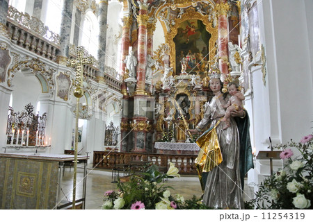 ドイツ　世界遺産　ヴィースの巡礼教会 11254319