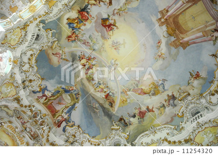 ドイツ　世界遺産　ヴィースの巡礼教会 11254320