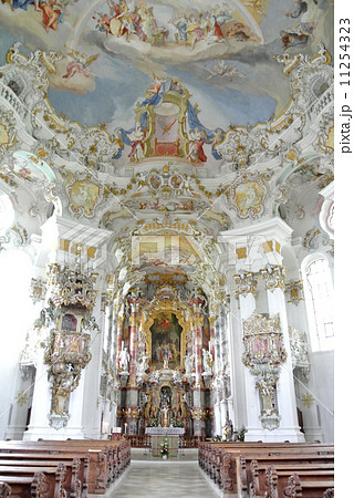 ドイツ　世界遺産　ヴィースの巡礼教会 11254323