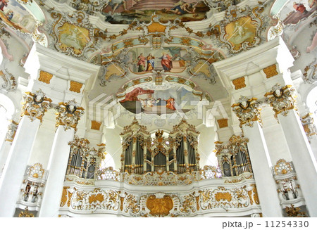 ドイツ　世界遺産　ヴィースの巡礼教会 11254330