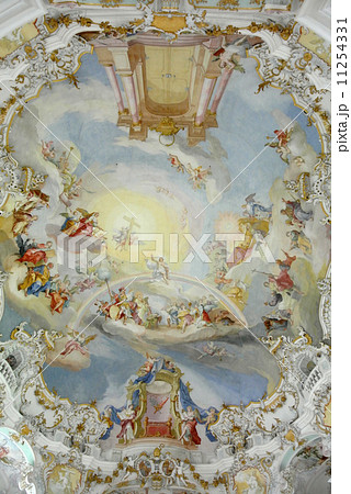 ドイツ　世界遺産　ヴィースの巡礼教会 11254331