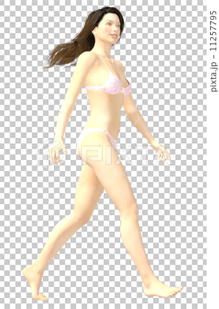 水着のスレンダーな女性 合成用背景透過pngイラスト素材 水着のスレンダーな女性 合成用背景透過pngイラスト素材 11257795